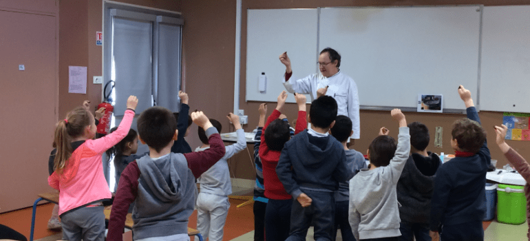 Classe du chocolat avec les enfants