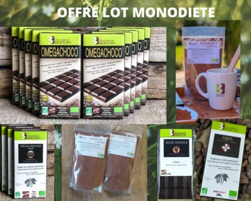 Offre lot monodiète - Chocolaterie Berton