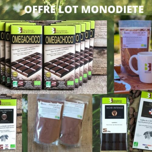 Offre lot monodiète - Chocolaterie Berton