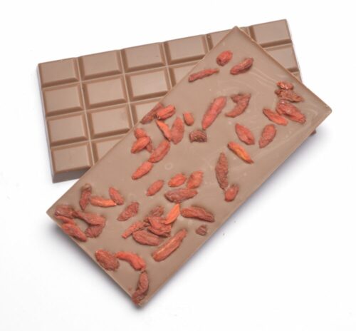 Tablette lait goji - Chocolaterie Berton