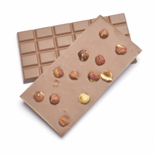 Tablette lait noisettes - Chocolaterie Berton