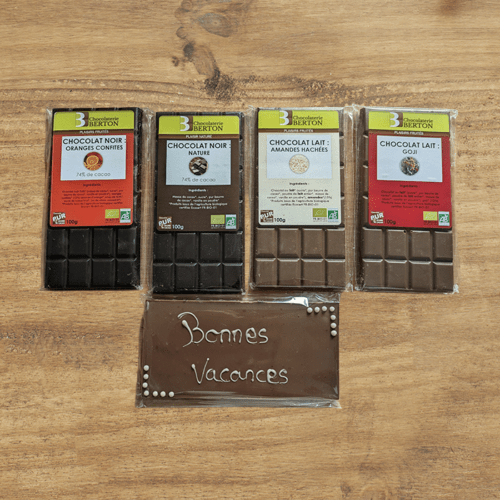 Lot n°2 - 5 tablettes - Bonnes vacances !