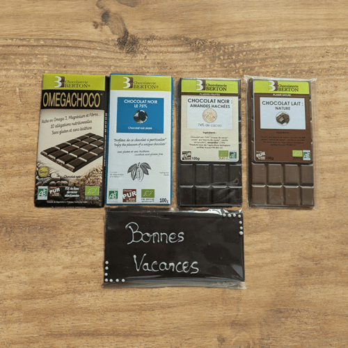 Lot n°3 - 5 tablettes - Bonnes vacances !